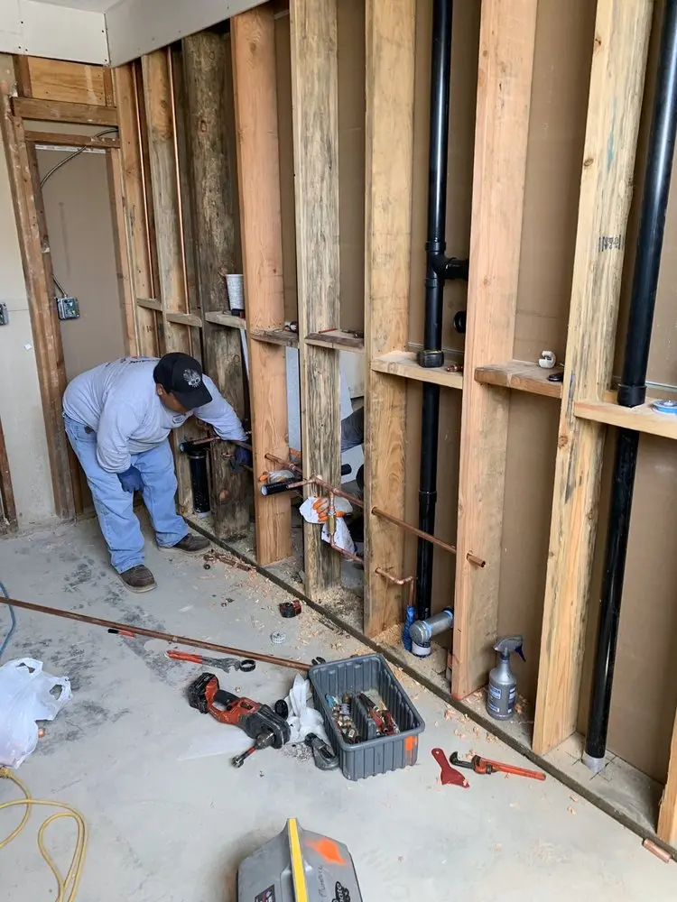 Commercial rough-in plumbing for Gas Line Repair in Coast Village
